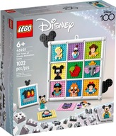 LEGO 43221 DISNEY 100 ROKOV IKONICKÝCH DISNEY ANIMÁCIÍ