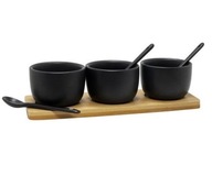 SADA 7 DIELOV NA PODÁVANIE DIPES BAMBOO BLACK SADA 7 DIELOV NA PODÁVANIE DIPES BAMBOO BLACK