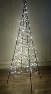 LED vianočný stromček kovová vianočná ozdoba 150cm