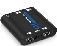 Rozdeľovací zosilňovač HDMI rozdeľovač 1X2 HDCP 2.2 Audio 4k 60Hz PS4 PS5 Rozdeľovací zosilňovač HDMI rozdeľovač 1X2 HDCP 2.2 Audio 4k 60Hz PS4 PS5