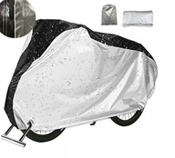 VODEODOLNÝ OBAL NA BICYKEL NA KOLOBEŽKU SOLID 110 x 200 x 70 cm XL STRIEBORNÁ VODEODOLNÝ OBAL NA BICYKEL NA KOLOBEŽKU SOLID 110 x 200 x 70 cm XL STRIEBORNÁ