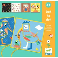 Prekladanie - Čipka Connect the Dots Djeco 4+ Prekladanie - Čipka Connect the Dots Djeco 4+