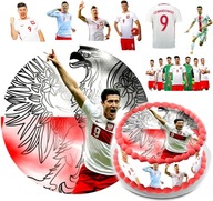 SÚPRAVA VLN PRE TORTU LEWANDOWSKI, POĽSKO + POSTAVY SÚPRAVA VLN PRE TORTU LEWANDOWSKI, POĽSKO + POSTAVY