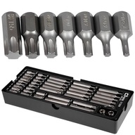 SADA BITOV TORX A SPLINE IMBUS, 40 PRVKOV, OCEL S2, DIELENSKA VLOŽKA, VOZÍK SADA BITOV TORX A SPLINE IMBUS, 40 PRVKOV, OCEL S2, DIELENSKA VLOŽKA, VOZÍK