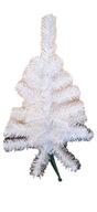 BIELY umelý vianočný stromček na ozdobu 80 cm