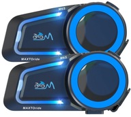 2 x MOTOCYKLOVÝ INTERKOM MaxTo M6S MESH SYSTÉM PRE 8 MOTO DVOJJADROVÉ PL 2 x MOTOCYKLOVÝ INTERKOM MaxTo M6S MESH SYSTÉM PRE 8 MOTO DVOJJADROVÉ PL