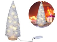 Dekoračný vianočný stromček Biele vianočné osvetlenie Dekor