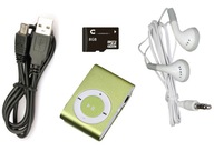 MP3 PREHRÁVAČ KLIP NA SLÚCHADLÁ + SD KARTA 8GB USB