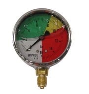 Manometer hodiny 16bar M12x1,5 s glycerínom Manometer hodiny 16bar M12x1,5 s glycerínom