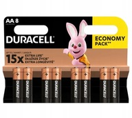 Základné alkalické batérie Duracell AA / LR6 8 ks Základné alkalické batérie Duracell AA / LR6 8 ks