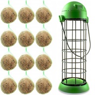 12x ZIMNÉ POTRAVINY POTRAVINY TUK GULIČKY DIVÉ VTÁKY Sýkorky + KRMÍTKO 12x ZIMNÉ POTRAVINY POTRAVINY TUK GULIČKY DIVÉ VTÁKY Sýkorky + KRMÍTKO