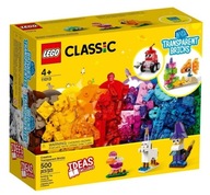 LEGO CLASSIC 11013 KREATÍVNE TRANSPARENTNÉ BLOKY..