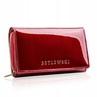 Betlewski červená lakovaná dámska peňaženka, darček + certifikát