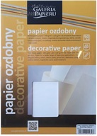 Papier dekoračný CANVAS 120g BIELY 206101