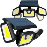 Solárna lampa Solárny panel Vonkajší halogénový súmrakový pohybový senzor IP65 Solárna lampa Solárny panel Vonkajší halogénový súmrakový pohybový senzor IP65