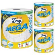 Foxy Mega kuchynské papierové utierky ROLL Jumbo (300 listov) BAL Foxy Mega kuchynské papierové utierky ROLL Jumbo (300 listov) BAL