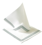 Papierový obrúsok biely sivý 38x38 cm 50 ks