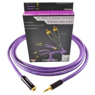 MELODIKA MDPMJ20 FIALOVÝ PREdlžovací kábel do dažďa MINI JACK 3,5mm STEREO 2m MELODIKA MDPMJ20 FIALOVÝ PREdlžovací kábel do dažďa MINI JACK 3,5mm STEREO 2m
