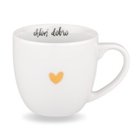 300 ml hrnčeka - Zlaté srdce chłoń Dobro 300 ml hrnčeka - Zlaté srdce chłoń Dobro