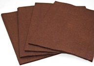 Hnedá plsť na zdobenie 30x40cm set 10 ks Hnedá plsť na zdobenie 30x40cm set 10 ks