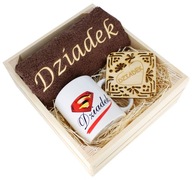 SKVELÝ DARČEK PRE DEDKA UTERÁK + KRABIČKA NA HRNKY SKVELÝ DARČEK PRE DEDKA UTERÁK + KRABIČKA NA HRNKY
