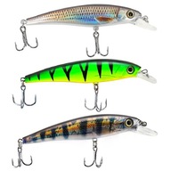 Wobler MINNOW Návnady na šťuky 3 ks Wobler MINNOW Návnady na šťuky 3 ks
