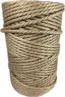 Jutové lano 6 mm, škrabadlo, makramé, plachtárske lano Jutové lano 6 mm, škrabadlo, makramé, plachtárske lano