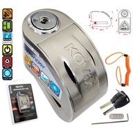 KOVIX KT6 ZÁMEK NA MOTOCYKL strieborný SET BATÉRIÍ KOVIX KT6 ZÁMEK NA MOTOCYKL strieborný SET BATÉRIÍ