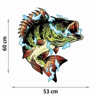 NÁLEPKA RYBIČKA NA LOĎ LOĎ AUTO 60 cm + ZADARMO NÁLEPKA RYBIČKA NA LOĎ LOĎ AUTO 60 cm + ZADARMO