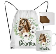 Set Taška + Hrnček s koňom KOŇOM + ľubovoľné meno Set Taška + Hrnček s koňom KOŇOM + ľubovoľné meno