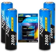 4ks XTREME Ni-MH AA R6 BATÉRIA 1,2V 2800mAh 4ks XTREME Ni-MH AA R6 BATÉRIA 1,2V 2800mAh