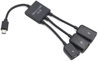 HUB 1x microUSB 2x USB tablet ANDROID OTG myš