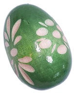Drevené vajíčko Ručne maľované kraslice 8 cm.