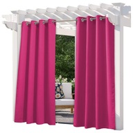 Záhradné závesy na terasu 155x220 vysoké, fuchsiové Záhradné závesy na terasu 155x220 vysoké, fuchsiové