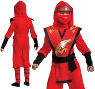 Oblečenie Kostým Kai LEGO Ninjago Halloweenska karnevalová licencia 7-8 rokov Oblečenie Kostým Kai LEGO Ninjago Halloweenska karnevalová licencia 7-8 rokov