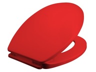 Bisk červené polypropylénové WC sedadlo Iris