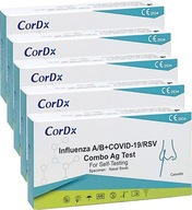 Kombinovaný test 4v1 CorDx COVID-19 na chrípku A B RSV