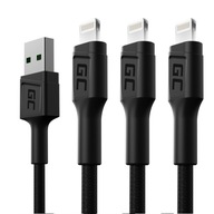 3x USB - Lightning kábel 1,2m pre iPhone 11 12 13