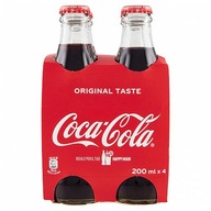 Coca Cola obyčajný pohár 4x200 ml Coca Cola obyčajný pohár 4x200 ml