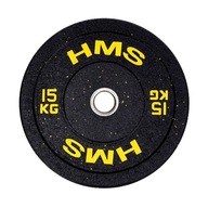 ČIERNA OLYMPIJSKÁ PLATOVÁ GUMA 15KG HMS