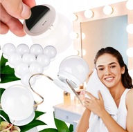 LED LAMPY DO ZRKADLA K MAKE-UP STOLKU 10 KS 3 FARBY SVETLA LED LAMPY DO ZRKADLA K MAKE-UP STOLKU 10 KS 3 FARBY SVETLA