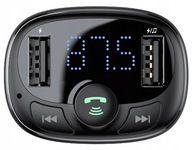 Bluetooth FM vysielač, MP3 nabíjačka 2xUSB BASEUS Bluetooth FM vysielač, MP3 nabíjačka 2xUSB BASEUS