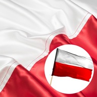 Poľská PREMIUM vlajka 112x70 cm