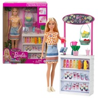 Barbie Set Bar Smoothie + bábika GRN75