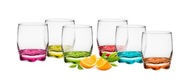 DRINK JUICE poháre Kolorowe Dna 250 ml 6 ks DRINK JUICE poháre Kolorowe Dna 250 ml 6 ks