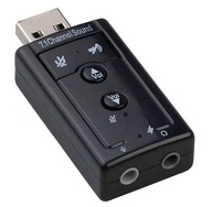 Zvuková karta PC zvuková karta notebook hudba USB 7.1