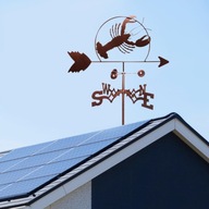 Vintage Weathervane liatinové počasie Vintage Weathervane liatinové počasie