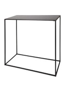 ČIERNY KOVOVÝ MDF LOFT POLIČOVÝ STÔL 76X30X75 ČIERNY KOVOVÝ MDF LOFT POLIČOVÝ STÔL 76X30X75