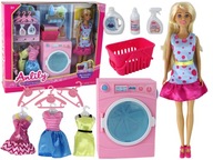 Anlily Princess Queen Laundry Bábika XXL Sada príslušenstva k práčke Anlily Princess Queen Laundry Bábika XXL Sada príslušenstva k práčke