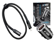 RÝCHLA NABÍJAČKA DO AUTO USB-C KÁBEL 50cm 100W RÝCHLA NABÍJAČKA DO AUTO USB-C KÁBEL 50cm 100W